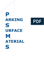 P S M S: Arking Urface Aterial
