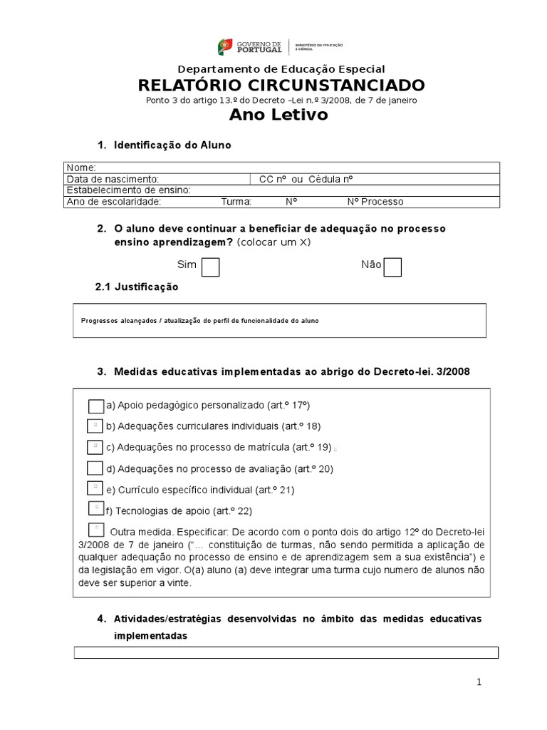 Modelo Relatório Circunstanciado 20152016 PDF