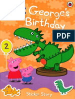 Peppa Pig George S Birthday Sticker Story All Stickers Lite