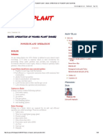 Basic Operation of a WHRB Power Plant