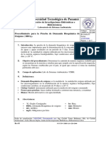 Procedimiento DBO5 - Universidad Politecnológica de Panamá