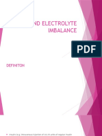 Fluid and Electrolyte Imbalance