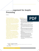Risk Management For Aseptic Processing