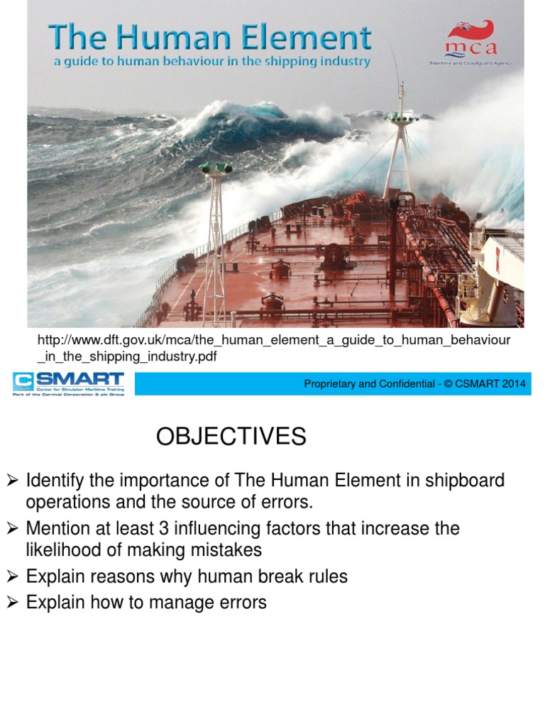 The Human Element (Pub 8 Jul 2014) | PDF | Risk | Business