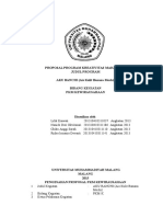 Proposal Program Kreativitas Mahasiswa