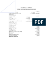 Estado de Resultados