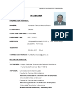 1.- CURRICULUM- VITAE- Patricio Villacres- Enero- 2016 - Copia