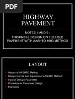 NCDOT AASHTO 1993 Pavement Design Guide | PDF | Road Surface | Concrete