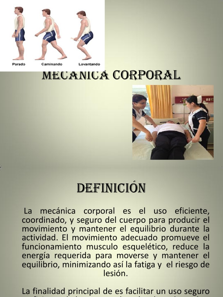 Mecanica Corporal Músculo Movimiento (física)