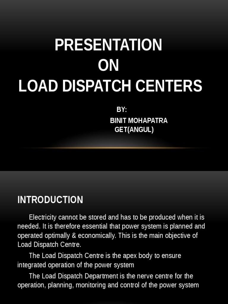 Understanding Load Dispatch Centers | PDF | Scada | Electric Power System