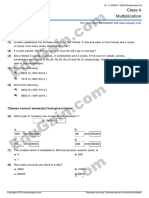 Class 4 Multiplication: Answer The Questions