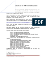 Telecomunicaciones, Ayudas Didácticas