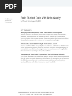 Forester White Paper - Build Trusted Data With Data Quality