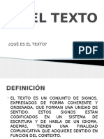 El Texto