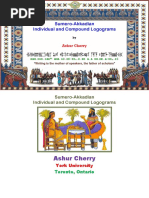 Ashur Cherry Sumero-Akkadian Individual and Compound Logograms English