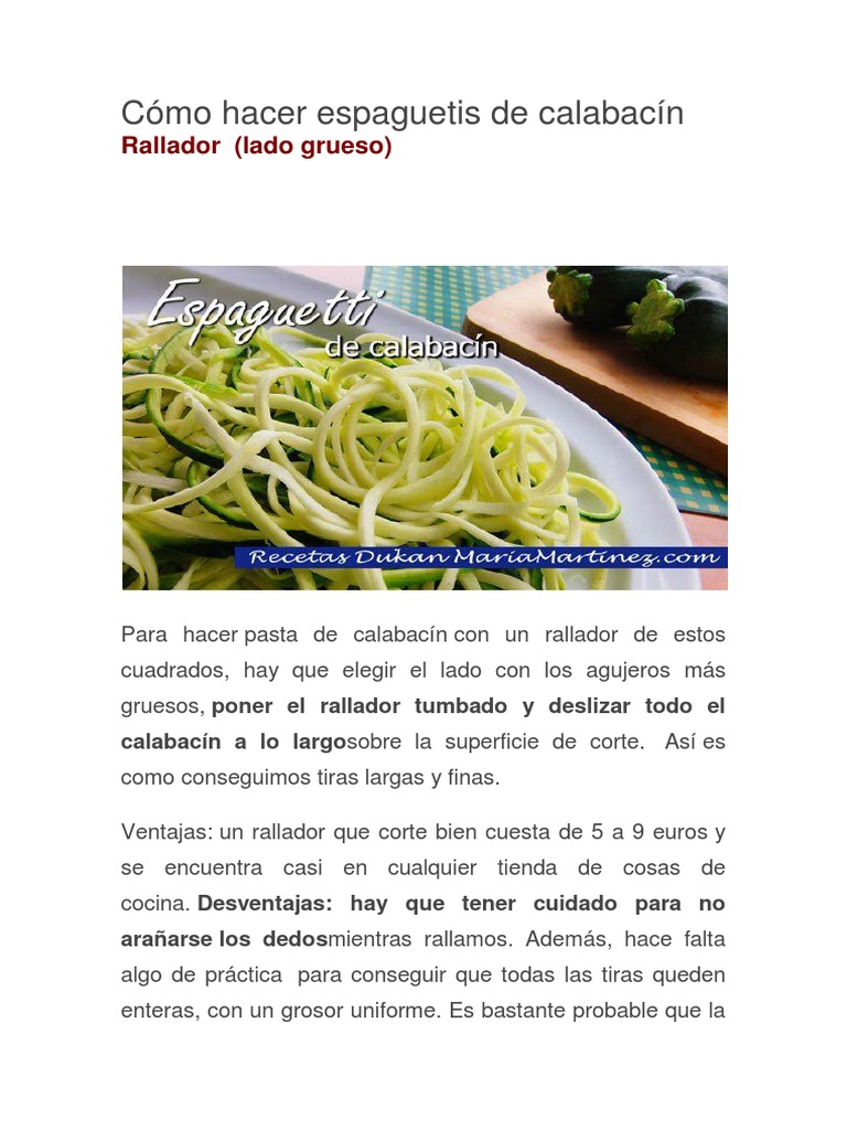 Cómo Hacer Espaguetis de PDF | PDF | Relleno | Té