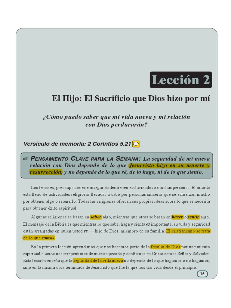 El Sacrificio de Cristo y Nuestra Justicia | PDF | Cristo (título) | La ...