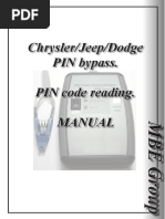 Chrysler/Jeep/Dodge PIN Bypass. PIN Code Reading. Manual