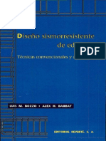 Disec3b1o Sismorresistente de Edificios Escrito Por Luis M Bozzo Rotondo Alex H Barbat PDF