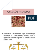Poremecaji Hemostaze PDF
