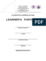 ALS Learner Portfolio Guide