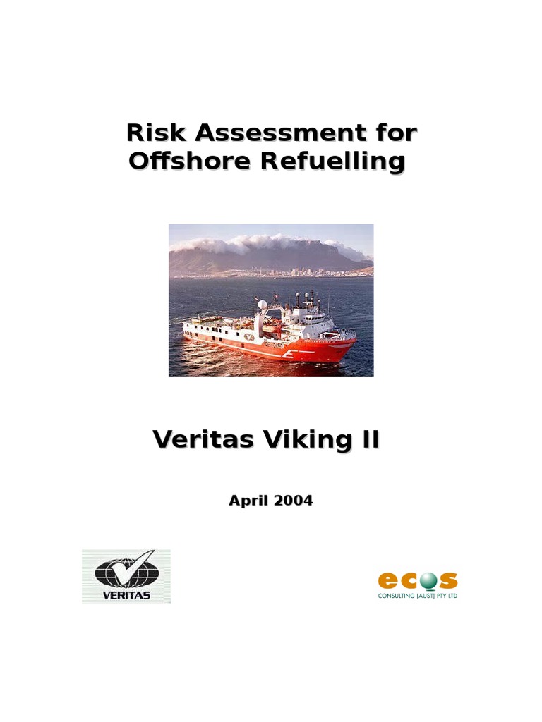 Risk Assessment For Offshore Refuelling Rev 0 | PDF | Risk | Risk ...
