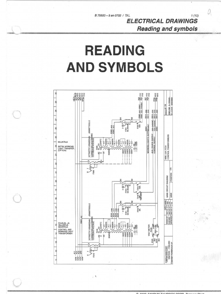 Manual de Perforadora Tamrock Ranger 700 | PDF