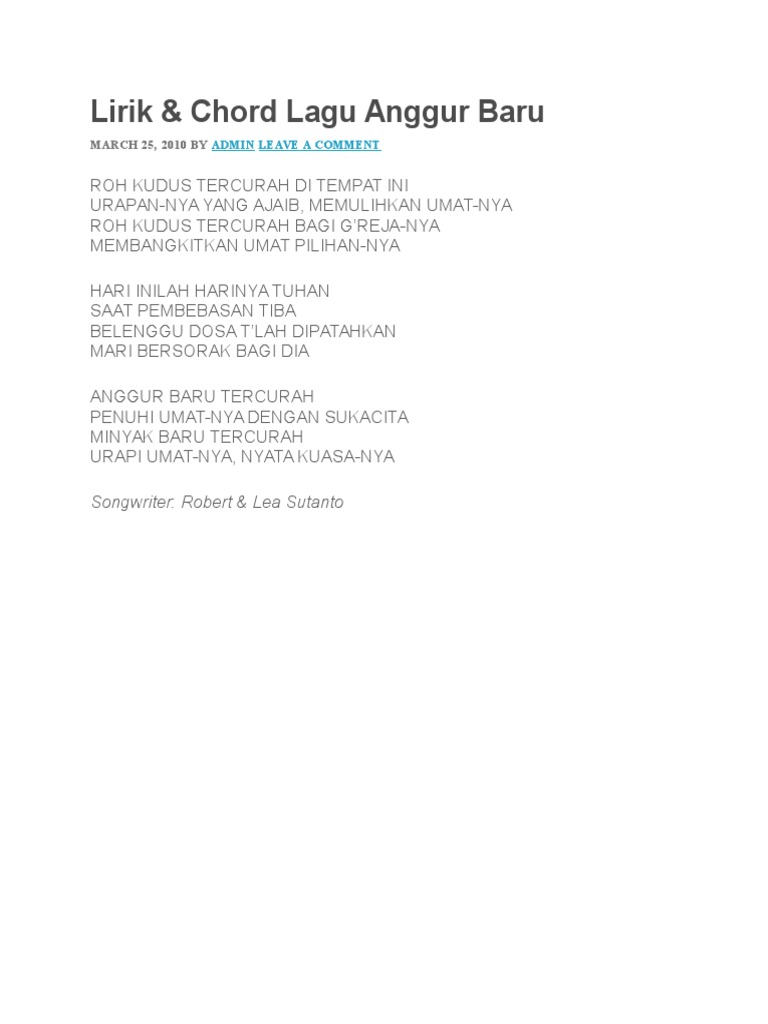 Anggur Baru