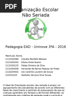 Orientação Escolar Não Seriada