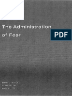 Virilio - The Administration of Fear