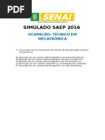 SIMULADO SAEP 2016
