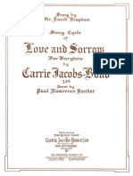 Carrie Jacob Bonds - Love and Sorrow PDF