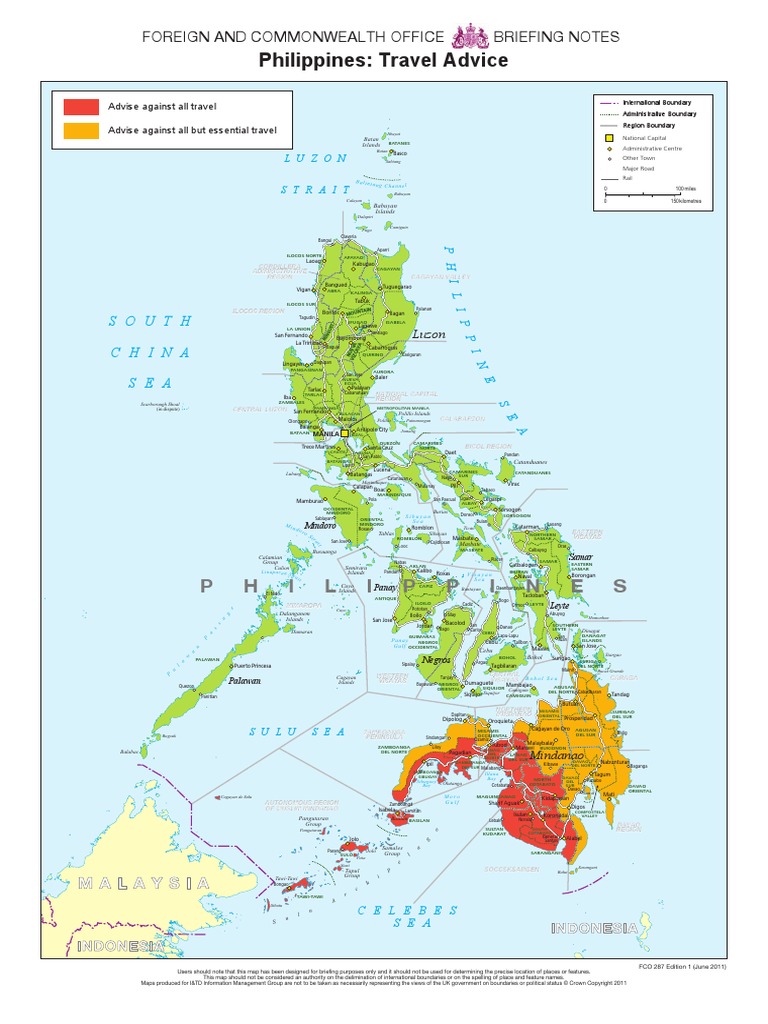 Philippine Map PDF PDF Mindanao Southeast Asia 1