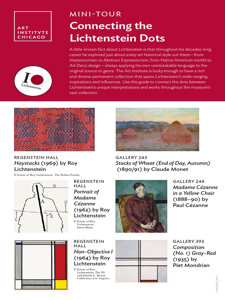 Connecting The Lichtenstein Dots | PDF | Abstract Art | Art Criticism