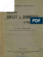 [1905] Nicolae C. Paulescu (1869-1931) - Notiunile Suflet Si Dumnezeu in Physiologie