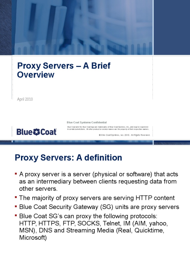 Proxy settings meaning image