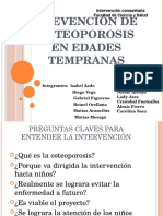 Prevencion de Osteoporisis en Edades Tempranas