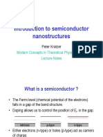 Introduction to Semiconductor Nanostructures