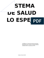 Diagnostico en Salud, Comuna de Lo Espejo