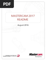 Mastercam2017 Update1 ReadMe