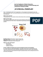 Stem Cell Transplant Overview