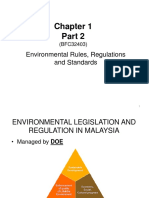 22 Sep 16 CHAPTER 1B - EnVIRONMENTAL Rules &Amp; Regulations Malaysia 2013