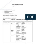 Sesion de Aprendizaje para Inicial