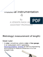 Industrial Instrumentation - 1: by A.Venkata Naga Vamsi Assistant Professor