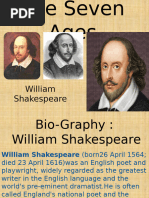 The Seven Ages of Man by William Shakespeare