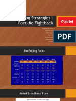 Pricing Strategies - Post-Jio Fightback