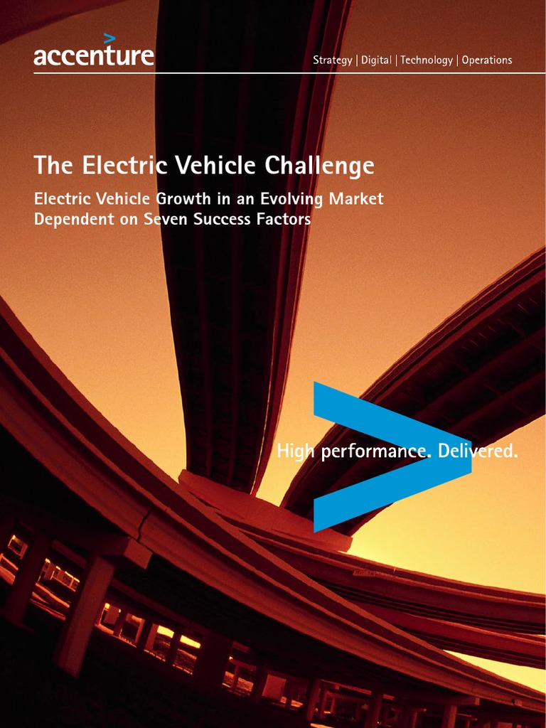 Accenture Electric Vehicle Challenge PDF Electric Vehicle Plug In