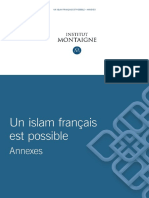 Institut Montaign Un Islam Francais Est Possible Annexes