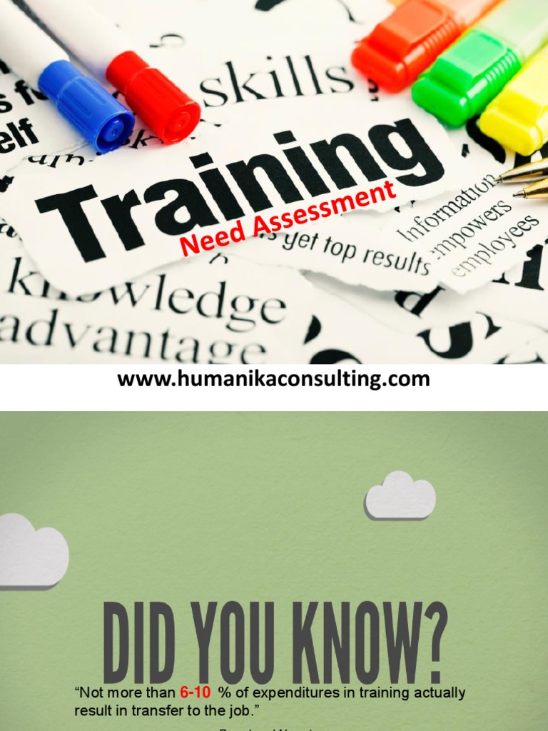 Training Needs Assessment Guide | PDF | Needs Assessment | Competence ...