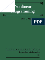 Nonlinear Programming - Olvi L Mangasarian (1994)